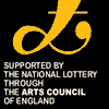 Supported by the National Lottery Through the Arts Council of England